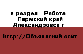  в раздел : Работа . Пермский край,Александровск г.